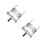 2Pièces Support De Découpe Ajustable En Acier Durable Pour Atelier 5