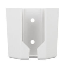 Supporto a parete per adattatore Ethernet, Bianco in plastica ABS, salvaspazio