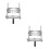 2Pièces Support De Découpe Ajustable En Acier Durable Pour Atelier 9