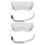 Fixation Réservoir Plastique+fer Gris Clair Fiable 1