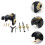 2Ensembles Perçage Bois Compact Aluminium Noir 10