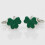 2Paires Boutons Manchette Trèfle Pour Usage Colorés 10