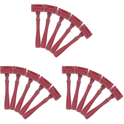 30Pièces Marteaux En Bois Pour Enfants Marron Training Coordination 1