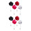 8Pièces Broches Rose En Pour Costume Élégant 7