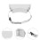 Fixation Réservoir Plastique+fer Gris Clair Fiable 9