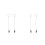 4Pièces Clips Bimini Inoxydable Argent Câble Pour Bateau 9
