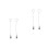 4Pièces Clips Bimini Inoxydable Argent Câble Pour Bateau 5