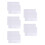 10Pièces Tableaux Blancs Mdf Double Face Effaçable Pour Apprentissage 9