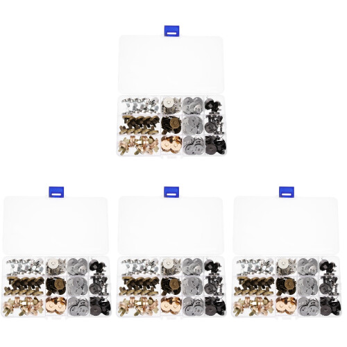 160Pièces Agrafes Multicolores Pour Sacs Vêtements 1