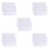 10Pièces Tableaux Blancs Mdf Double Face Effaçable Pour Apprentissage 5