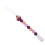 Teether Bébé Silicone Rouge Clip Durable Confortable 1