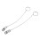 4Pièces Clips Bimini Inoxydable Argent Câble Pour Bateau 2