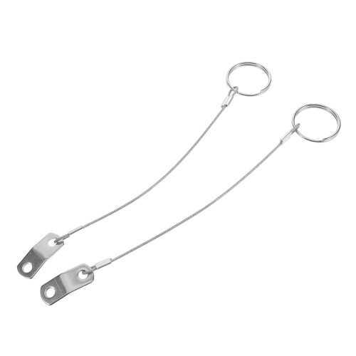 4Pièces Clips Bimini Inoxydable Argent Câble Pour Bateau 1