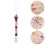 Teether Bébé Silicone Rouge Clip Durable Confortable 4