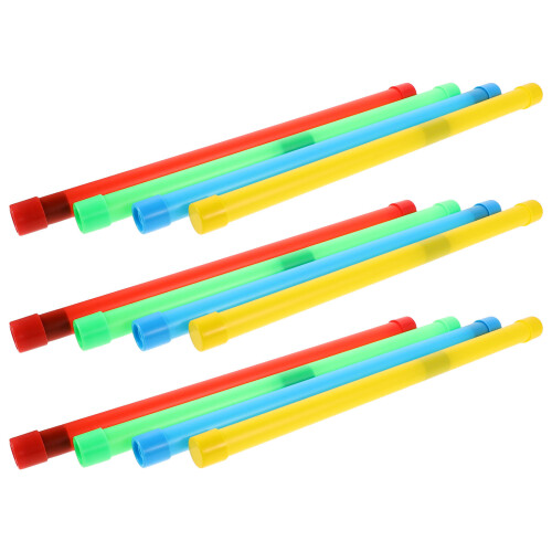 48Pièces Accessoire Fête Tube Plastique 1