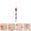 Teether Bébé Silicone Rouge Clip Durable Confortable 3