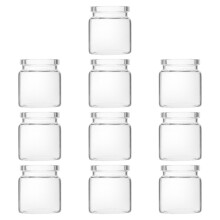 10Pièces Vase Tube À En Transparent Pour Succulentes Mini