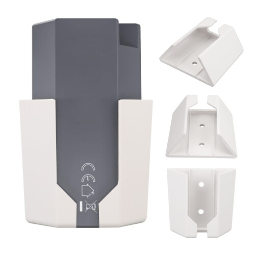 Support mural pour adaptateur Ethernet - Plastic ABS blanc, gain de place, installation facile 2
