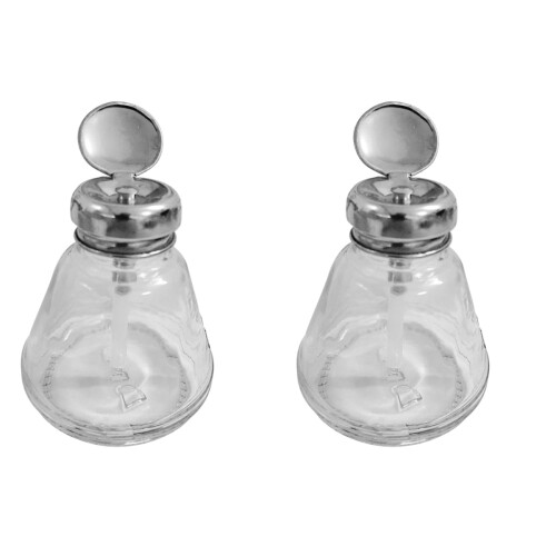 2Pièces Bouteilles Distributeurs Pratiques Transparentes Pour Ongles 1