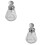 2Pièces Bouteilles Distributeurs Pratiques Transparentes Pour Ongles 5