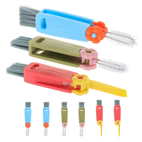 36Pièces Brosse Compacte Colorée Pour Nettoyer Maison 1