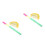2Ensembles Pinata Fruit Citron Durable Décoration Fête Enfants 4