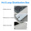 2Pièces Boîte De Distribution Étanche Ht-5 Gris Pour Extérieur 7
