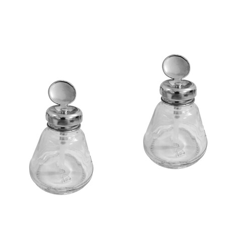 2Pièces Bouteilles Distributeurs Pratiques Transparentes Pour Ongles 2