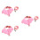 3Pièces Laisse Rose Aéré Anti- 7