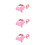 3Pièces Laisse Rose Aéré Anti- 8
