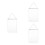 3Pièces Support Afficheur PVC Durable Pour Salon Commerce 6
