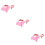 3Pièces Laisse Rose Aéré Anti- 9
