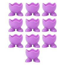 20Pièces Coupelles À Œufs En Silicone Violet Antidérapant Pour Maison