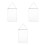 3Pièces Support Afficheur PVC Durable Pour Salon Commerce 7