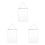 3Pièces Support Afficheur PVC Durable Pour Salon Commerce 8