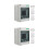 2Pièces Boîte De Distribution Étanche Ht-5 Gris Pour Extérieur 9
