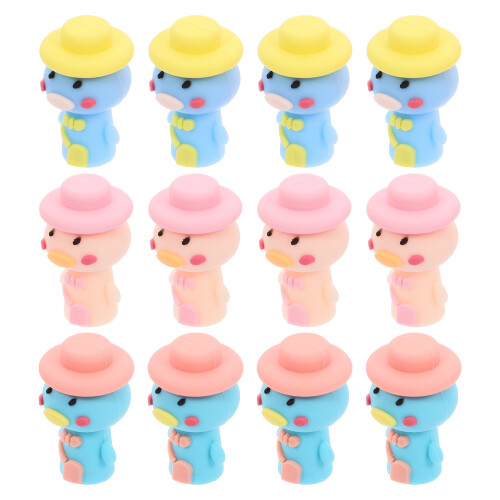 24Pièces Crayon Extension En Silicone Pour Et École 1