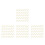 400Pcs Sturdy White PP Shutter Fastener Pins for Window and Cabinet 5