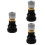 3Pièces Valves Tiges Caoutchouc Alliage Accessoires Pour 6