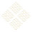 400Pcs Sturdy White PP Shutter Fastener Pins for Window and Cabinet 4