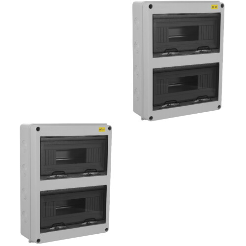 2St Waterdichte ABS Switch Box, Buiten, Duurzaam En , Multi 2