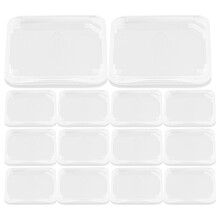 2Sets Transparante Plastic Kaartopslagdozen Voor Geheugenkaarten