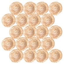 120St Chocolade Bamboe Mini Hoeden Voor Handwerk Decor