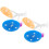 10St Multi Kleuren Betta Visbed Paddenstoel Silicone Aquarium Decor 1