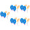10St Multi Kleuren Betta Visbed Paddenstoel Silicone Aquarium Decor 7