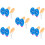10St Multi Kleuren Betta Visbed Paddenstoel Silicone Aquarium Decor 5
