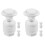 6St Push Button Wateruitloop Wit Geschikt Voor Waterdispensers 3