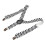 Y-Rug Clip-on Bretels Geruit Met Verstelbare Elastische 1