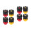 8St Motorfiets Crashbeschermers PP Aluminium Frame Sliders 5