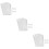 3Sets Stevige Transparante Hard Disk Houder Voor Opslaan 3